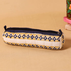 Multicolor Handmade Quilted Cotton Pencil Pouch