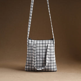 White Handmade Sling Bag Online In India