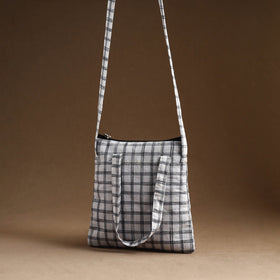 White Handmade Sling Bag Online In India