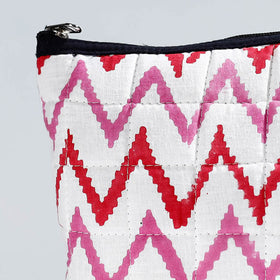  Handmade Quilted Jaipur Printed Utility Pouch 05 