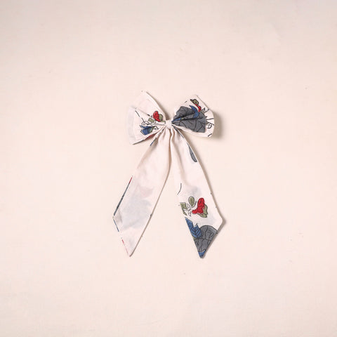 Handmade women’s bow hair clip 08 - handcrafted