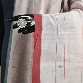 Peach - handspun handloom buti natural dyed cotton