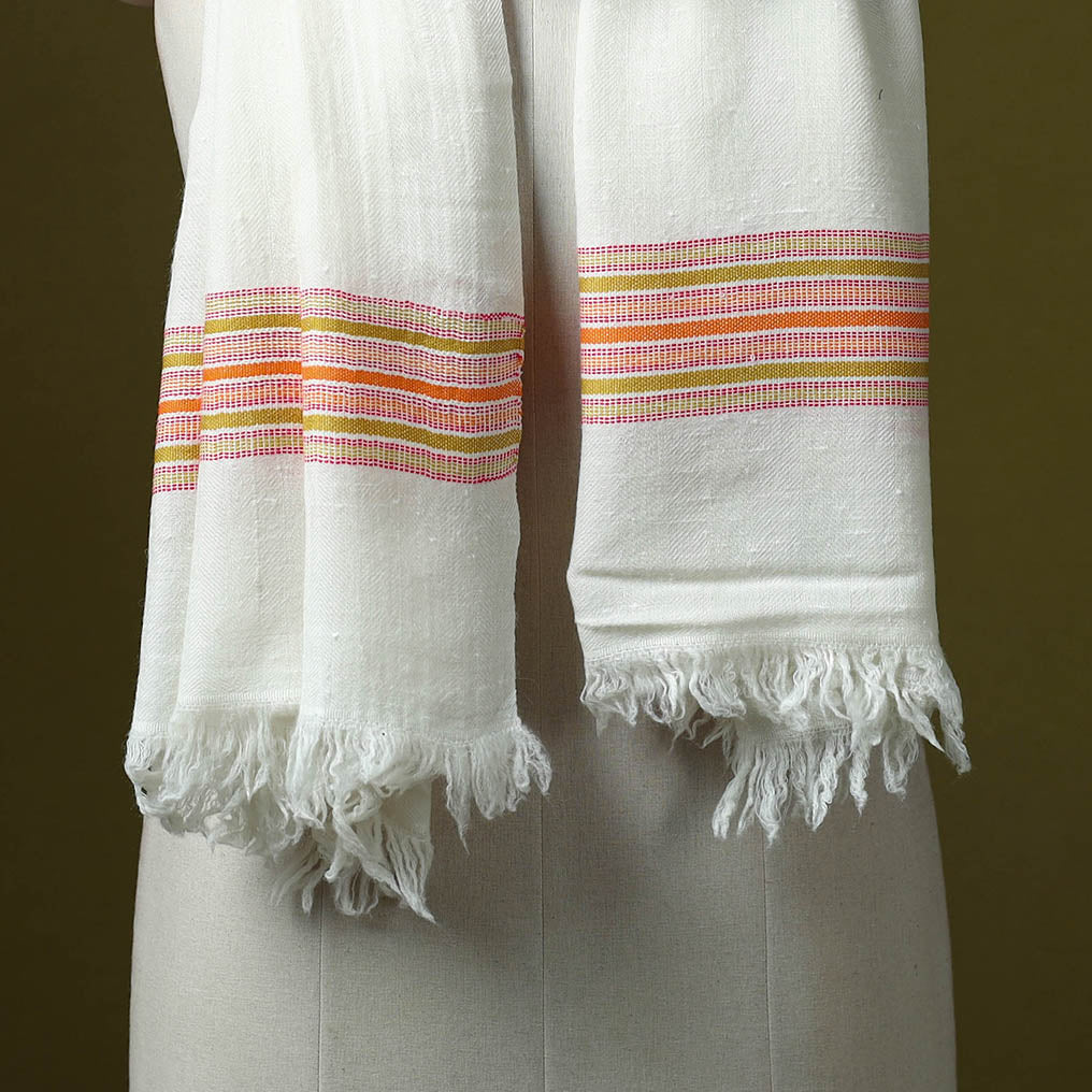 Himalayan handspun handwoven pure pashmina wool stole 03