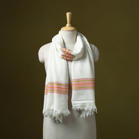 Himalayan handspun handwoven pure pashmina wool stole 03