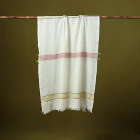 Himalayan handspun handwoven pure pashmina wool stole 07