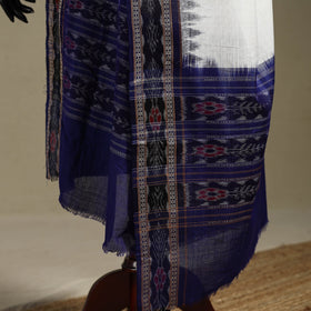 White - ikat handloom cotton sambalpuri dupatta 24