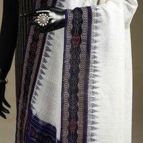 White - ikat handloom cotton sambalpuri dupatta 24