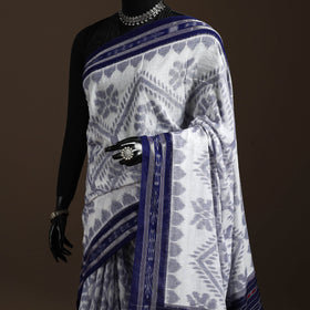 Ikat handloom cotton sambalpuri saree 03 - handcrafted