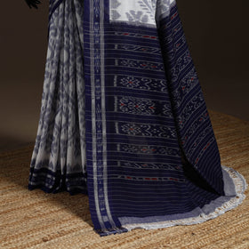 Ikat handloom cotton sambalpuri saree 03 - handcrafted