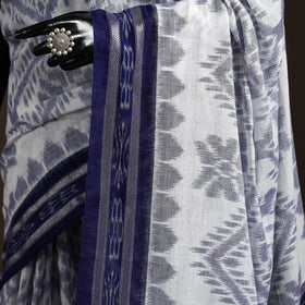 Ikat handloom cotton sambalpuri saree 03 - handcrafted