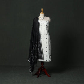 Jacquard cotton 2pc unstitched dress material