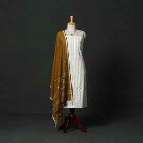 Jacquard cotton 2pc unstitched dress material