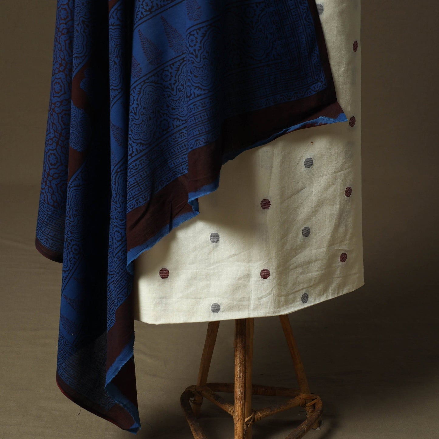 Jacquard cotton 2pc unstitched dress material kurta set 56