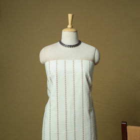 Jacquard cotton 3pc unstitched dress material 15