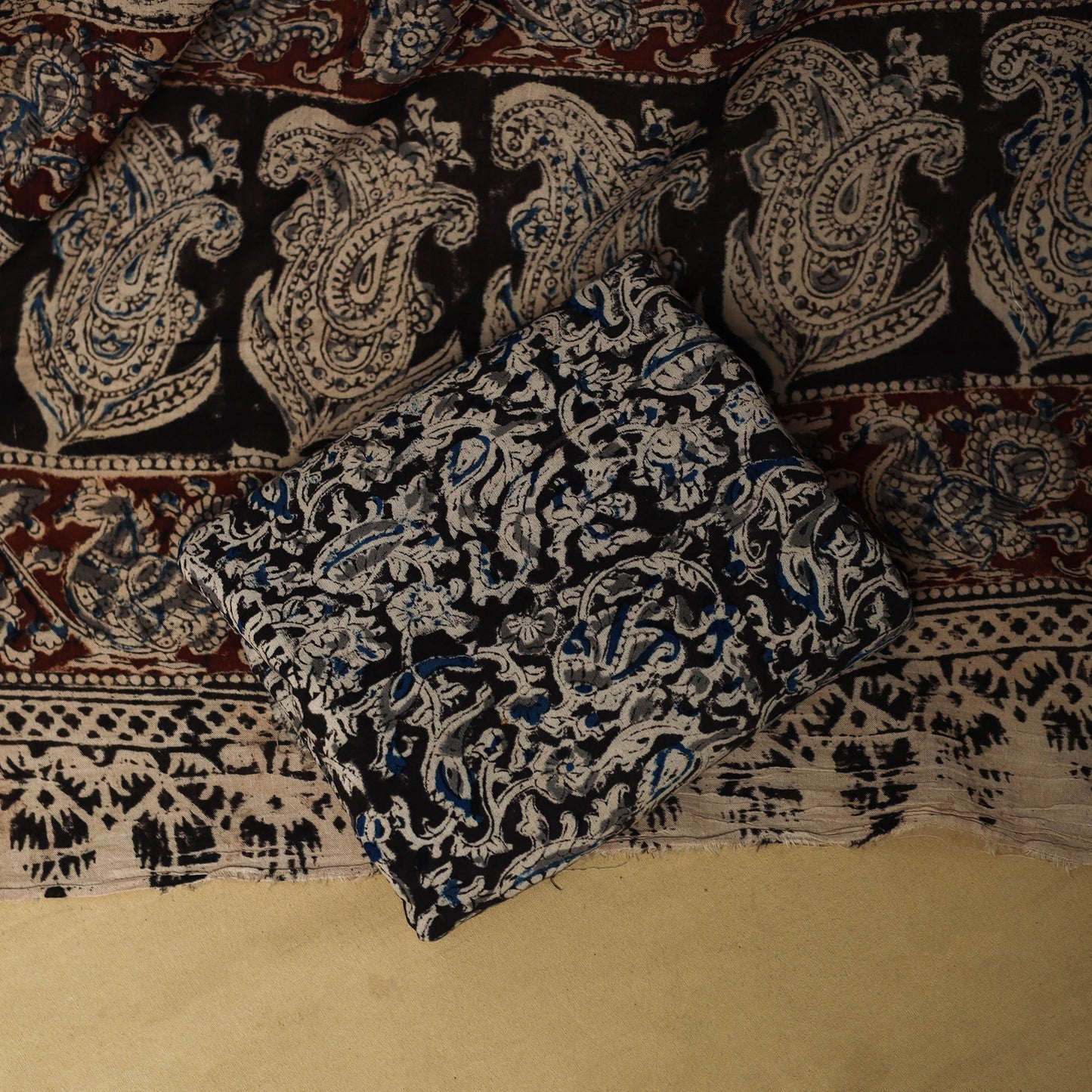 Jacquard cotton 3pc unstitched dress material 153