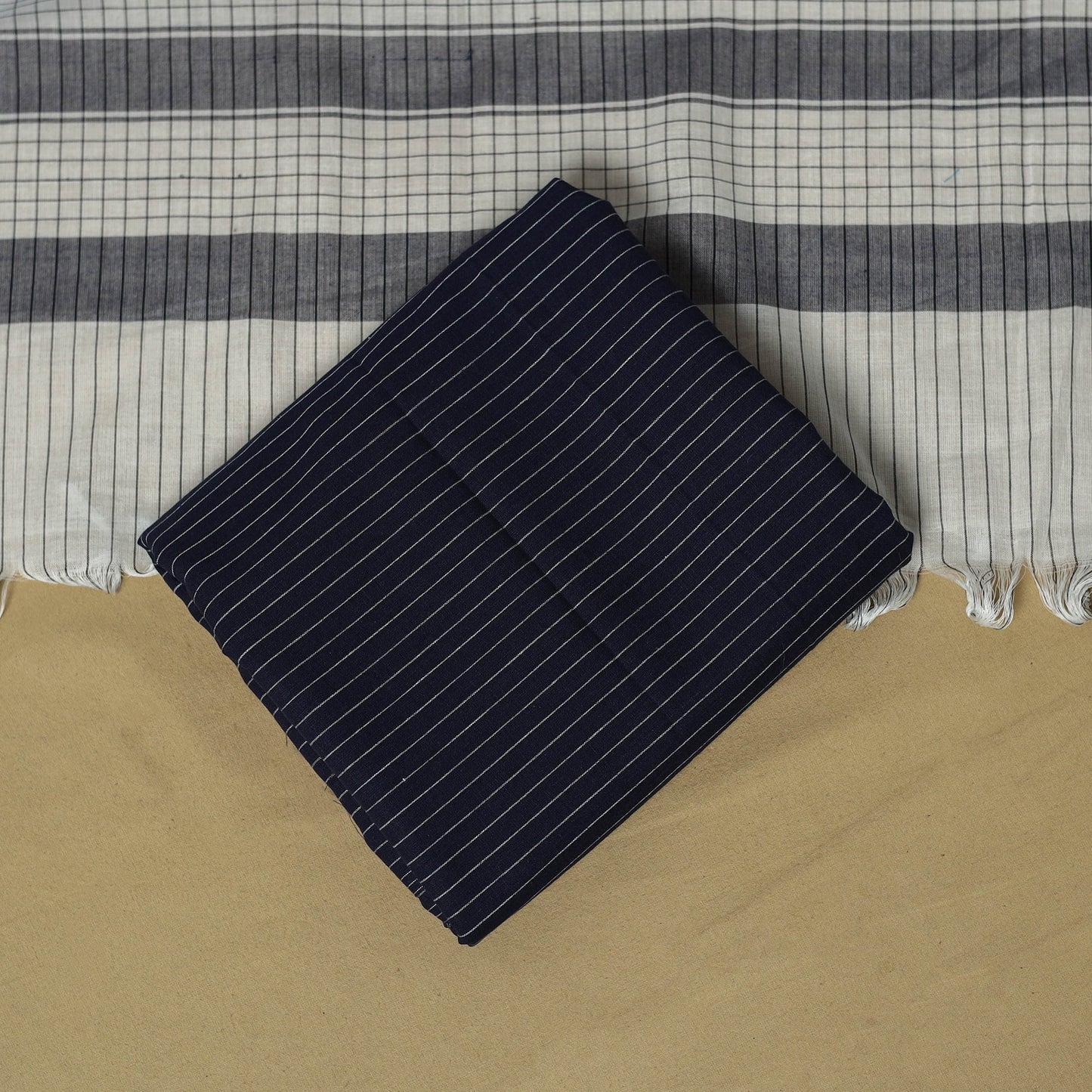 Jacquard cotton 3pc unstitched dress material 80