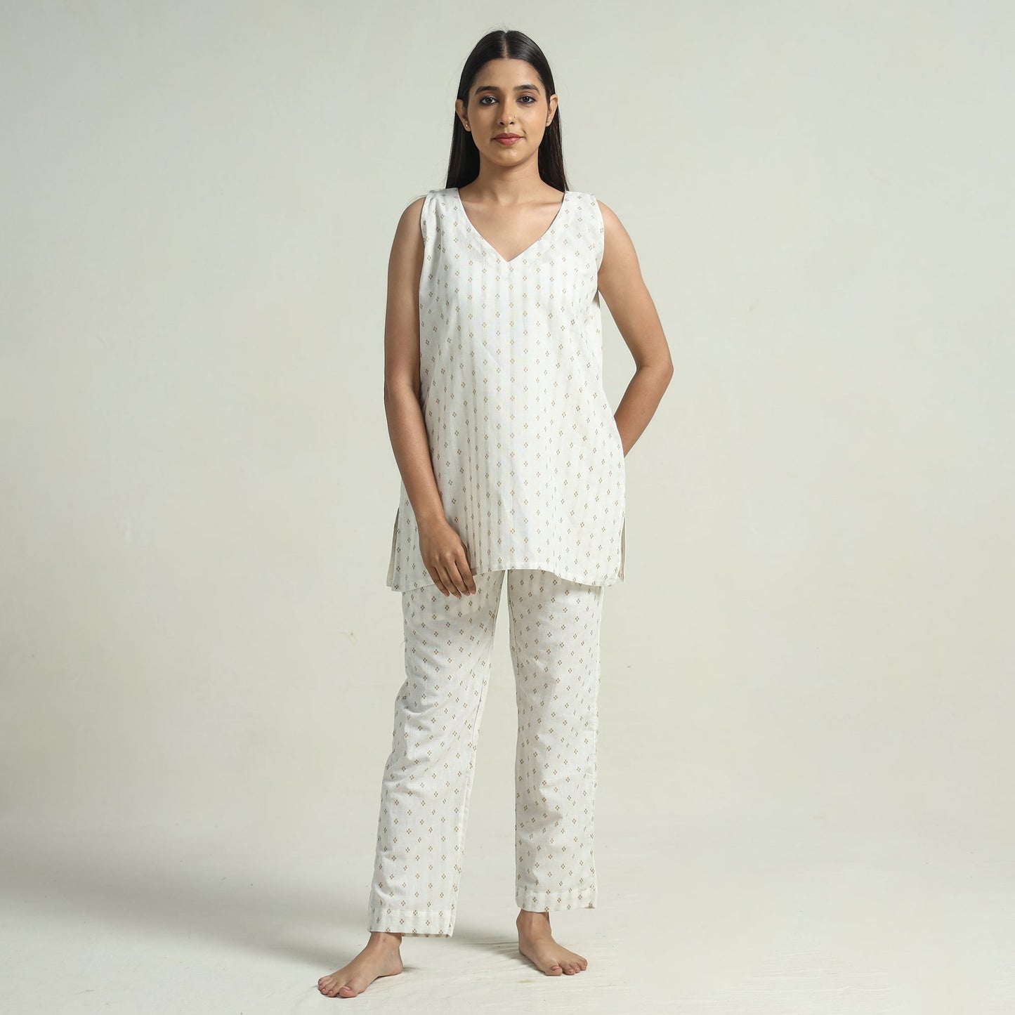 jacquard night suit
