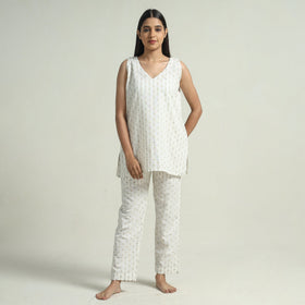 jacquard night suit