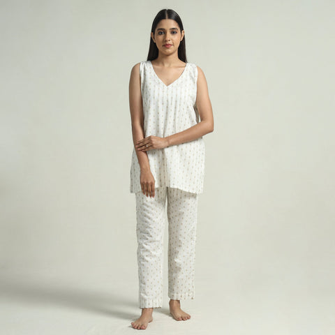 jacquard night suit