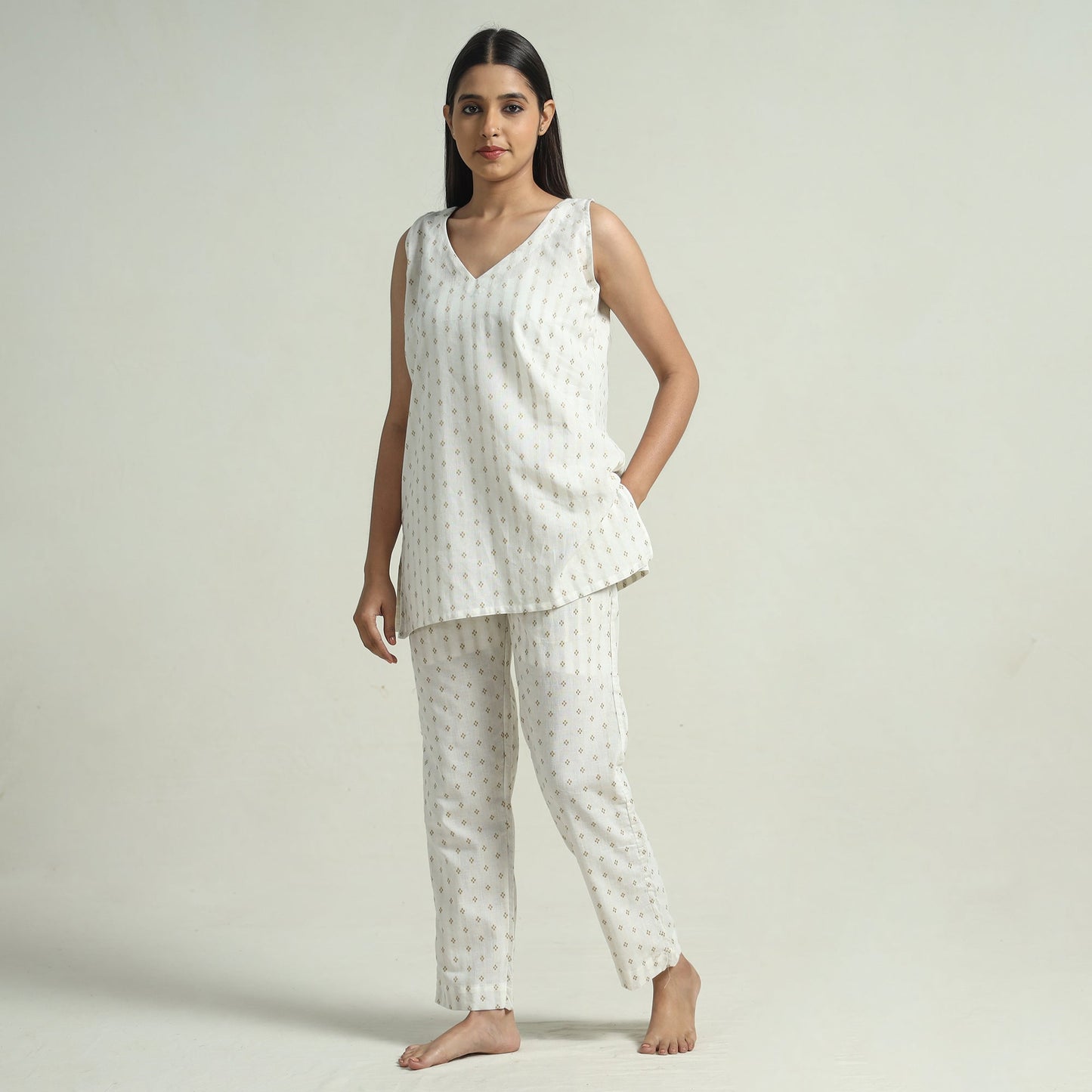 jacquard night suit
