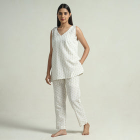 jacquard night suit