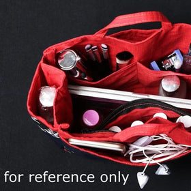  Jacquard Multipurpose Cosmetic/Toiletry Cotton Pouch 