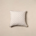 Jacquard weave cotton cushion cover 42 - handcrafted