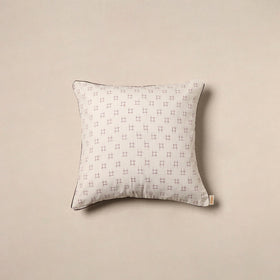 Jacquard weave cotton cushion cover 42 - handcrafted