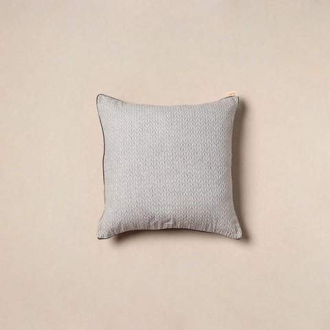 Jacquard weave cotton cushion cover 57 - handcrafted