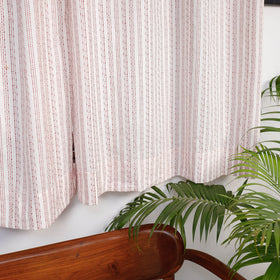  Jacquard Weave Cotton Window Curtain 