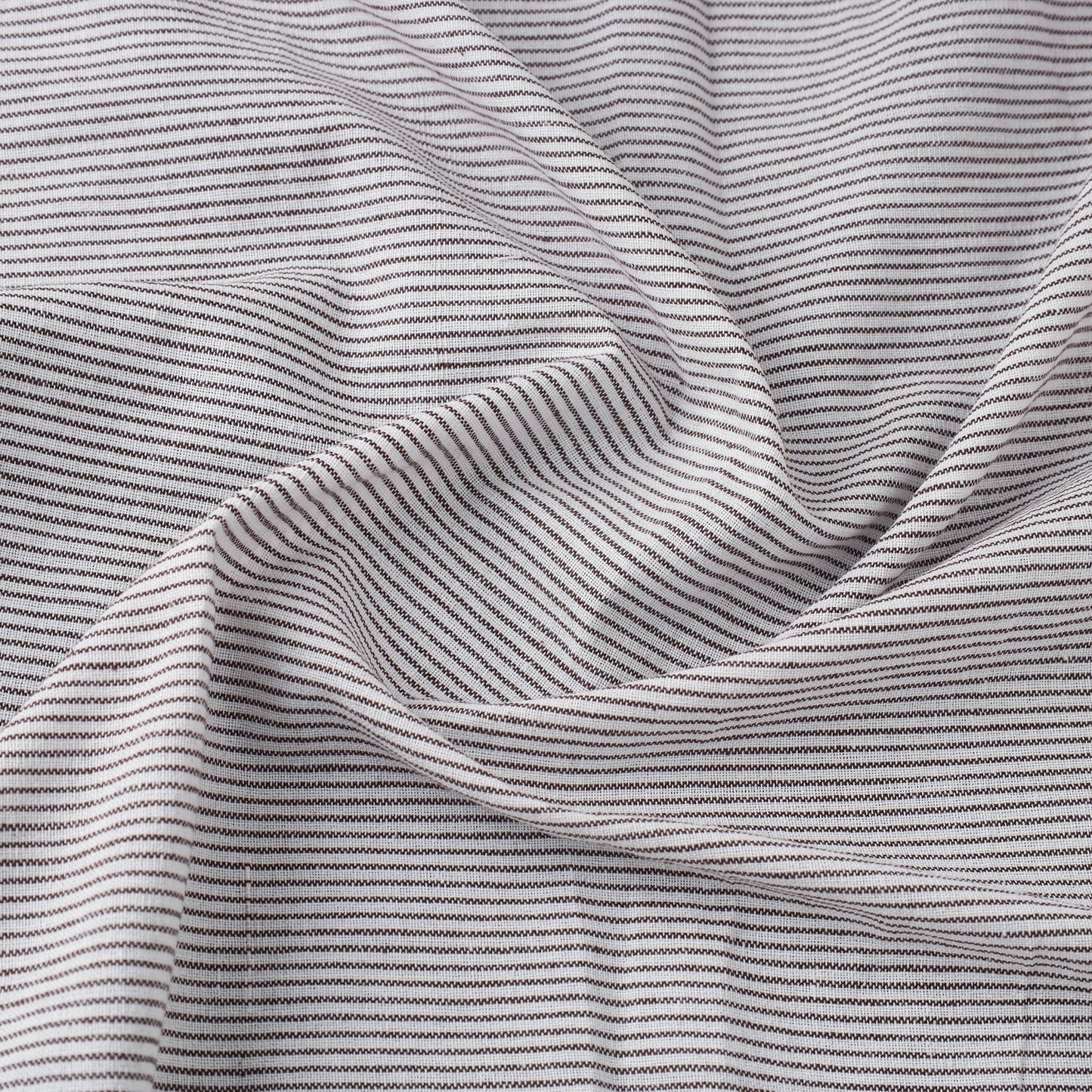  White Jhiri Pure Handloom Cotton Fabric