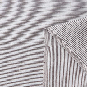  White Jhiri Pure Handloom Cotton Fabric