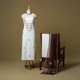 Kacchi gota patti work natural dyed pure cotton 3pc