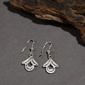 White - kalinga filigree sterling silver earrings 06