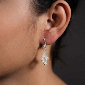 White - kalinga filigree sterling silver earrings 06
