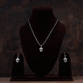 filigree silver necklace set