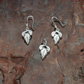  Kalinga Filigree Sterling Silver Necklace Set 