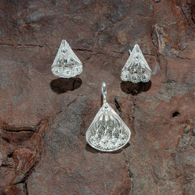 Kalinga Filigree Sterling Silver Necklace Set