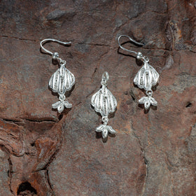  Kalinga Filigree Sterling Silver Necklace Set 