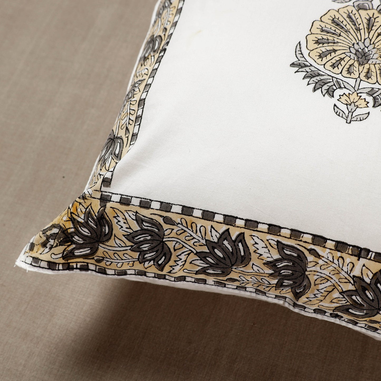 Block Printed Cushion Cover