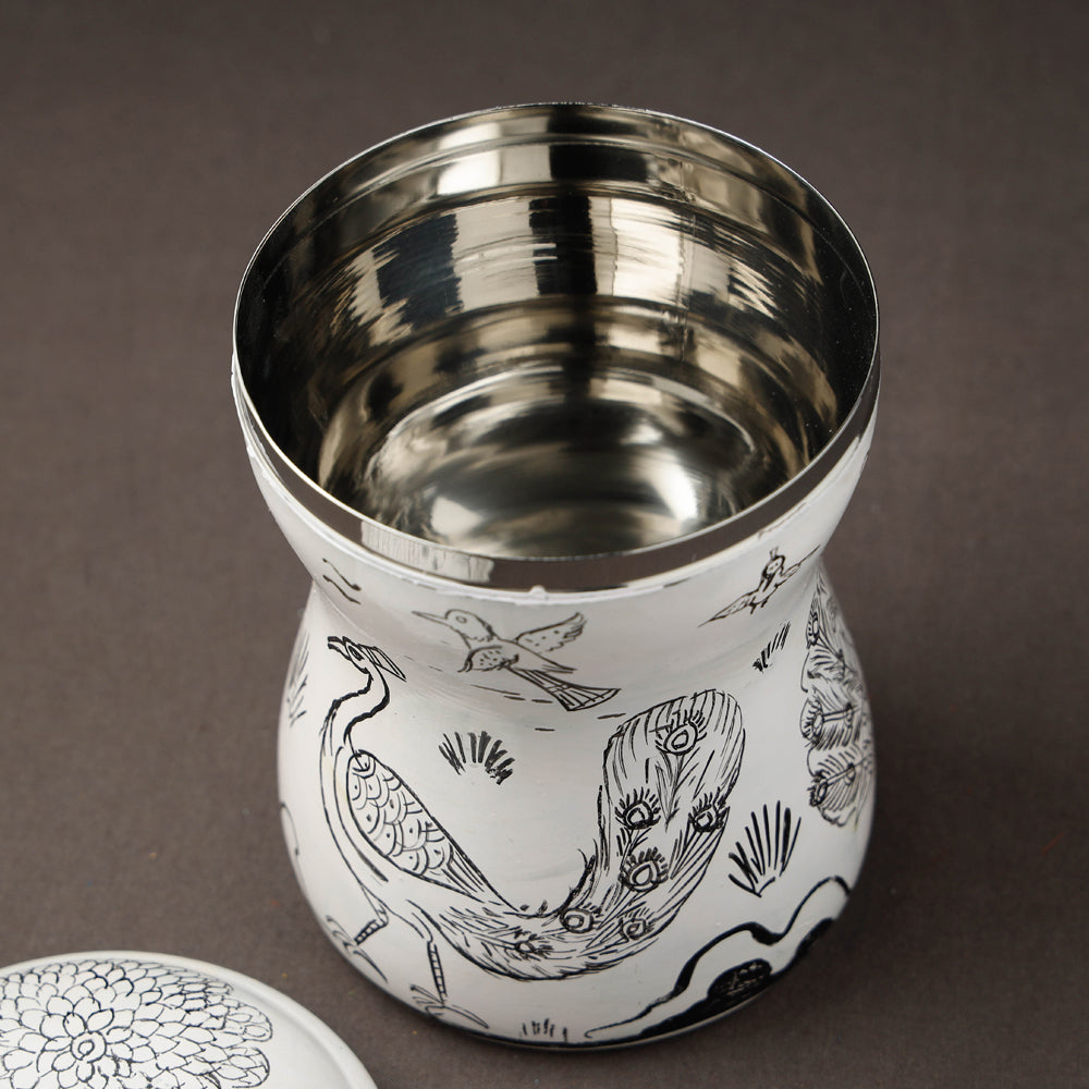  Kavad Handpainted Stainless Steel Multi Utility Canister 