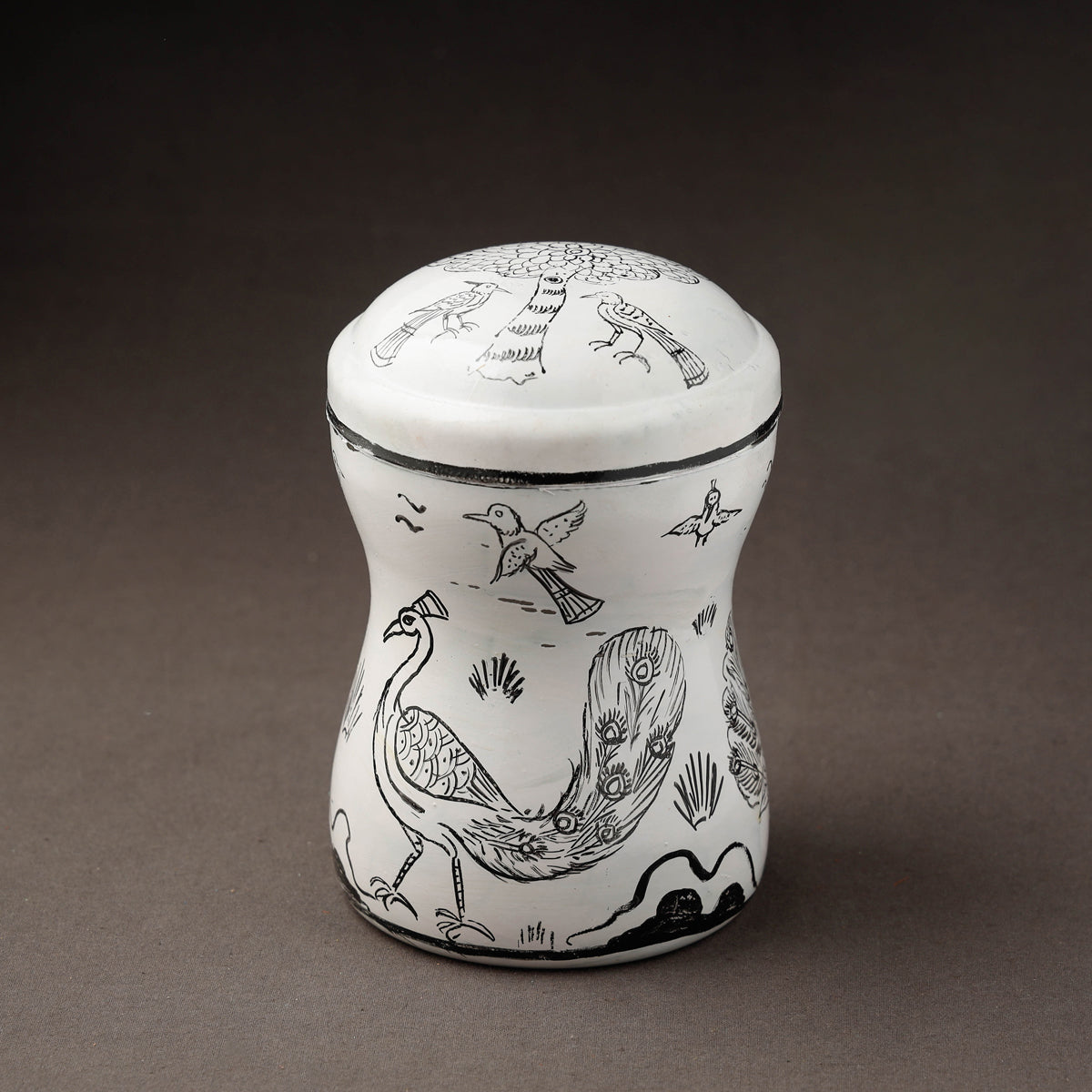  Kavad Handpainted Stainless Steel Multi Utility Canister 