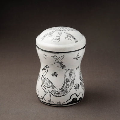  Kavad Handpainted Stainless Steel Multi Utility Canister 