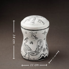  Kavad Handpainted Stainless Steel Multi Utility Canister 
