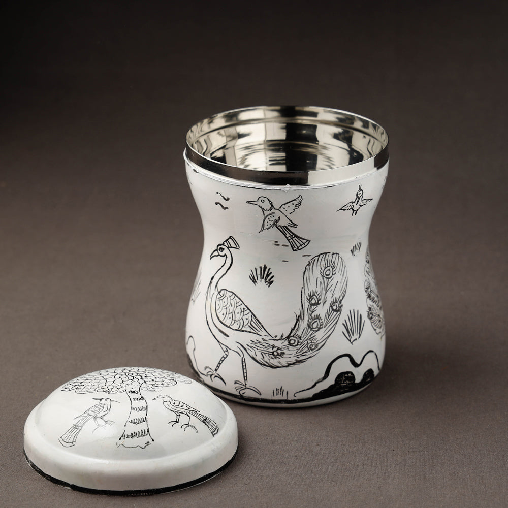  Kavad Handpainted Stainless Steel Multi Utility Canister 