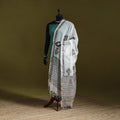 Kota doria cotton hand block print sanganeri floral dupatta