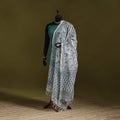 Kota doria cotton hand block print sanganeri floral dupatta