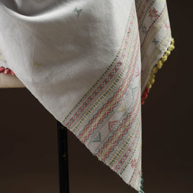 Kutch bhujodi handwoven merino wool dhabla shawl 25