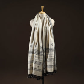 Kutch handspun handwoven desi wool shawl 40 - handcrafted