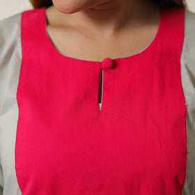 Buy Plain Cotton Long Straight Kurta 07 Online at iTokri.com